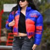 Buy Sundance Film Festival Charli XCX Blue and Red Puffer Jacket