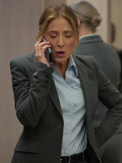 Shop The Lincoln Lawyer S04 Sasha Alexander Grey Blazer